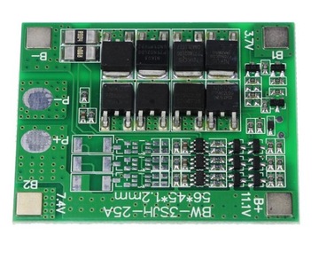 Moduł BMS PCM ładowania Li-ion 3S 25A 18650