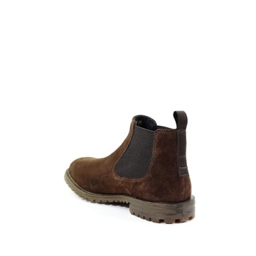 Męskie botki brązowe Bugatti