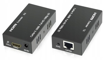 Przedłużacz Extender HDMI 60m UTP Full-HD 1080p 3D
