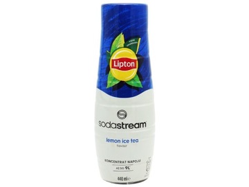 SYROP SODASTREAM LIPTON LEMON ICE TEA DO SATURATORA 9L NAPOJU z 440ml