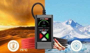 ТЕСТЕР АККУМУЛЯТОРА 6 В/12 В AUTOXSCAN BT910PRO