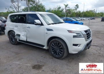 Nissan 2022 Nissan Armada 2022r., Platinum 4wd, 5.6L, od ubezpieczalni 5.6 Benzyna