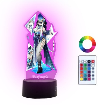 Lampka Nocna z Nadrukiem LED Genshin Impact Mirror
