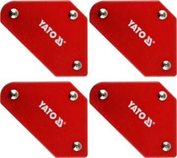 ZESTAW SPAWALNICZYCH KĄTOW. MAGNET.4 SZT.YATO