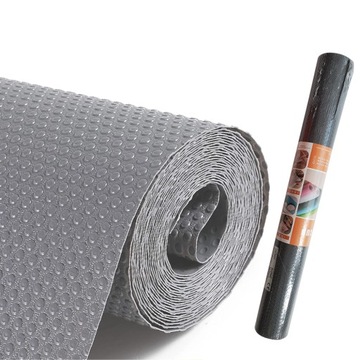 ЗАЩИТНЫЙ КОВрик 600Х60СМ ПРОТИВОСКОЛЬЗЯЩИЙ НАКЛАДКА ДЛЯ ЯЩИКОВ ШКАФА СЕРЫЙ