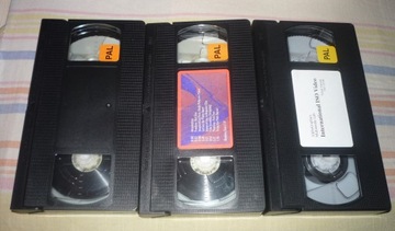 3 KASETY , VHS