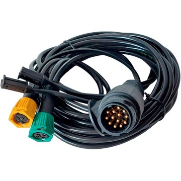 ЖГУТ ПРОВОДОВ ПРИЦЕПА, РАЗЪЕМ 13 PIN 5M + КАБЕЛЬ ДЛЯ КОНТУРА