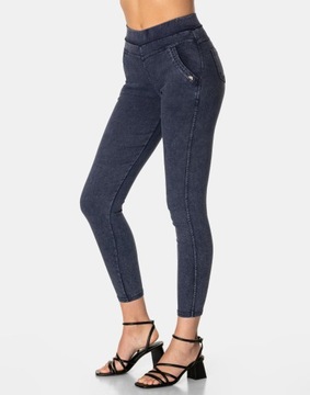 Spodnie Damskie Jeansy Jegginsy Rurki 94015-3 r XL