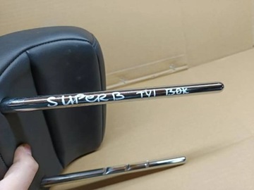 SKODA SUPERB II KOMBI PODHLAVNÍK BOK BOČNÍ ZADNÍ KŮŽE