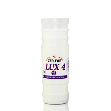 Wkład do zniczy CER-FAR LUX 4 (33 sztuki) 96h