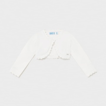 MAYORAL 306 Bolerko dla dziewczynki białe [Rozmiar: 98cm.]