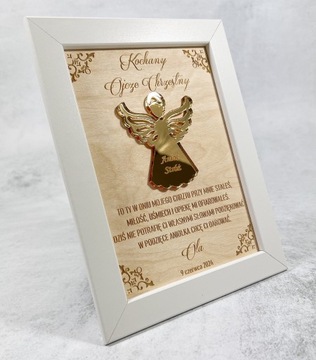 СПАСИБО КРЕСТНОМУ ОТЦУ ПОДАРОК ​​НА КРЕЩЕНИЕ ЗОЛОТОЙ АНГЕЛ