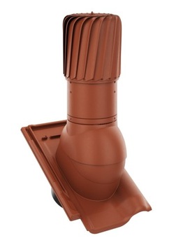 KOMINEK ROTO. ALU RUBIN 13V MIEDZIANA ANGOBA