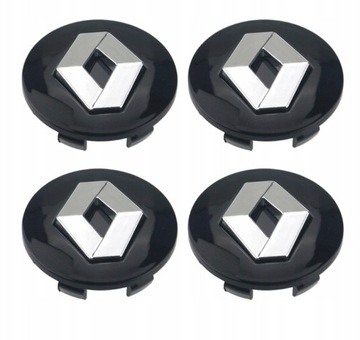 4SZT 4szt 4szt EMBLEMATY DEKIELKI ZNACZKI KAPSLE RENAULT 57MM