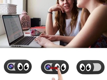 6x ZAŚLEPKA DO KAMERY LAPTOPA TABLETU zasłonka chroni dane NA KAMERKĘ 6szt