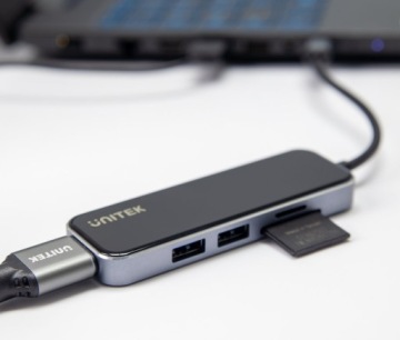 АДАПТЕР РАЗДЕЛИТЕЛЯ ВХОДОВ USB-C Unitek HDMI
