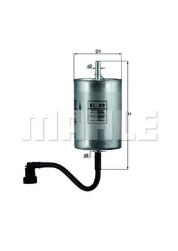 FILTR PALIVA KNECHT PORSCHE BOXER S 3.4