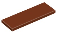 LEGO 69729 Tile 2x6 Brązowy 1 szt. NOWA