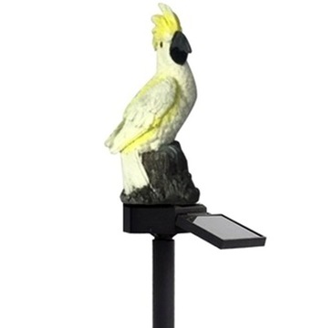 LAMPA SOLARNA OGRODOWA LAMPKA DO OGRODU OGRÓD LED WBIJANA PAPUGA ZD50S
