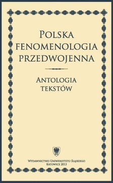 POLSKA FENOMENOLOGIA PRZEDWOJENNA EBOOK