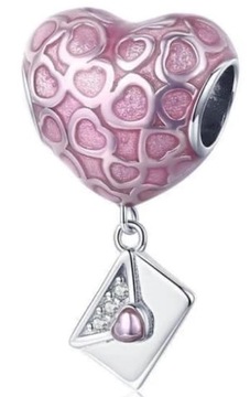 MD charms miłosny balonik balon serduszka | S925