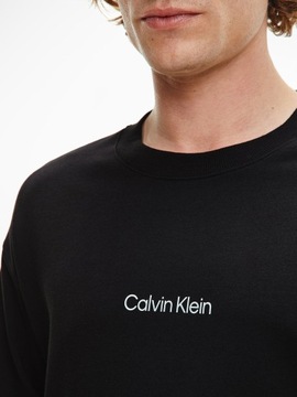 CALVIN KLEIN BLUZA MĘSKA CIENKA L/S BLACK r. XL