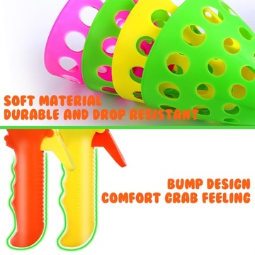 Набор прыгающих мячей для улицы. Игрушки для детей. Пластик