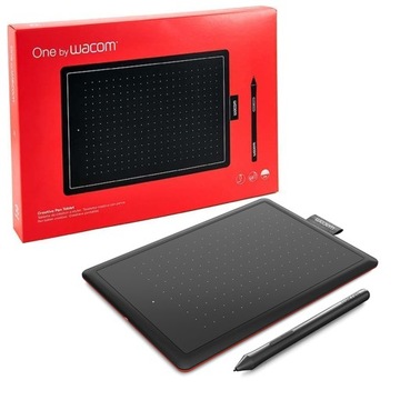One by Wacom S tablet graficzny piórkowy CTL-472N zestaw z rysikiem LP-190K