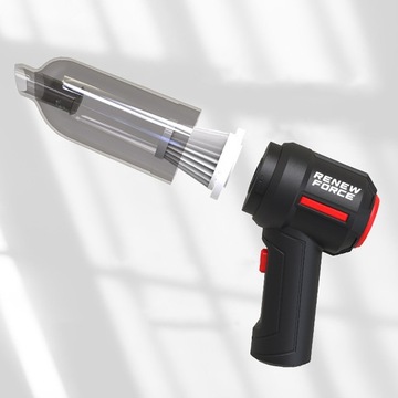 Беспроводной автомобильный пылесос с ручным фильтром Hepa МОЩНЫЙ 120 Вт + насадки