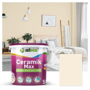 Farba Ceramik Max kolor IDEALNE CAPPUCINO ściany sufity 5l