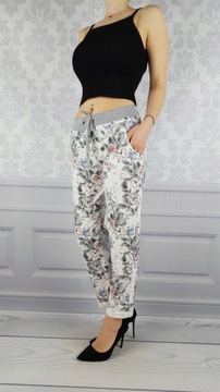 КОМФОРТНО - БРЮКИ - СПОТЫ - ЦВЕТЫ - Большие размеры - Размер