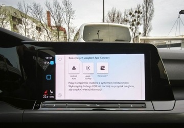 Volkswagen Golf VIII Hatchback 1.5 TSI EVO 130KM 2022 Volkswagen Golf Style, FV 23, ACC, Czujniki parkowania, Ambiente, Indukcja, zdjęcie 27