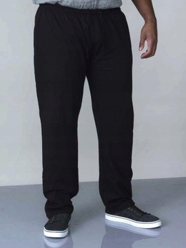 Duże spodnie dresowe męskie Duke D555 Rory BK 7XL