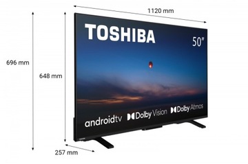 Светодиодный телевизор TOSHIBA 50 дюймов 50UA2363DG