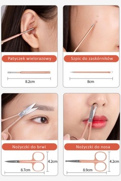 Набор ногтей для маникюра и педикюра в футляре «Роза»