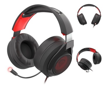 SŁUCHAWKI GAMINGOWE 7.1 Z MIKROFONEM PODŚWIETLENIE GENESIS RADON 610