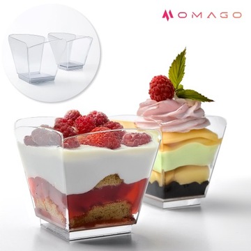 Десертные стаканчики и многоразовые контейнеры для десертов.