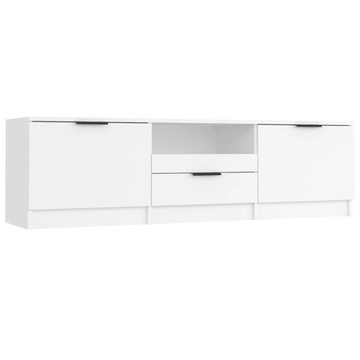 Szafka TV biała 140x35x40 drewno
