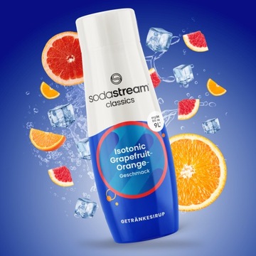 Syrop do Saturatora SodaStream Izotonik Isotonic Grejpfrut Pomarańcza 440ml
