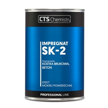 Impregnat CTS SK-2 do betonowej kostki brukowej efekt mokrej kostki
