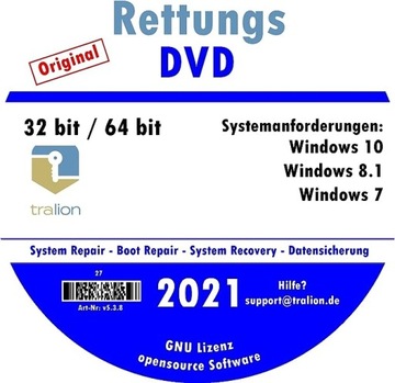 Płyta DVD Antywirusowa 32bit 64bit