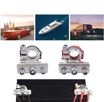 Комплект зажимов для аккумуляторной батареи, 2 шт. Автомобильный + клеммные зажимы.