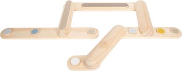 Деревянная сенсорная дорожка Adventure Small Foot для упражнений на баланс