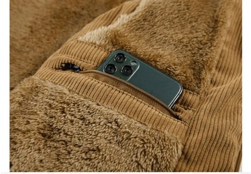 МУЖСКОЙ ЖИЛЕТ С РУКАВАМИ, СТЕГАНЫЙ, УТЕПЛЕННЫЙ, КОРДРУГ