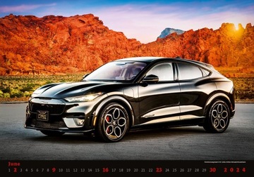 Duży kalendarz CARS 2024 AUTA idealny NA PREZENT