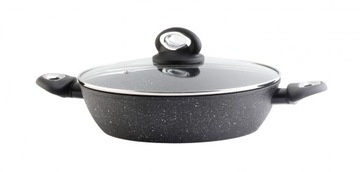 Patelnia Garnek z POKRYWKĄ 2w1 Indukcja Gaz 28 cm