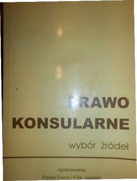 Prawo konsularne wybór źródeł - Jasiński