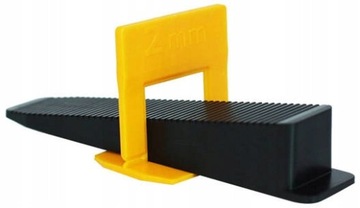 Klipsy i Kliny Do Poziomowania Płytek 440 szt SOLID 2 mm System Zaciski