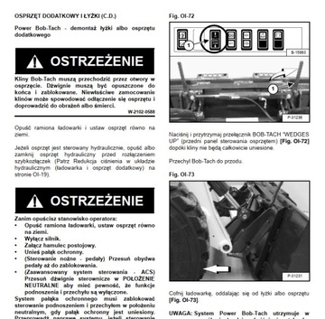 Руководство пользователя Bobcat S250 Диаграммы DTR