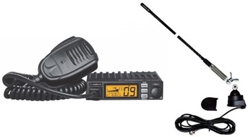 MAŁE RADIO CB ALBRECHT 6120 VOX MINI + ANTENA MONTAŻOWA SIRIO T3 + UCHWYT